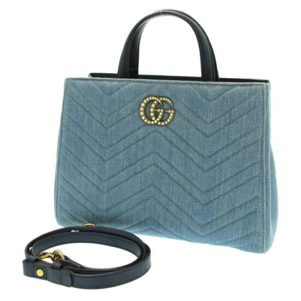 Gucci GG Marmont Denim Bag